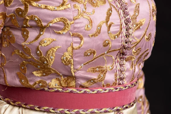 Caftan en satin Réf : AS4