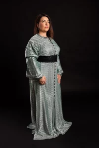 Caftan Vert et Noir