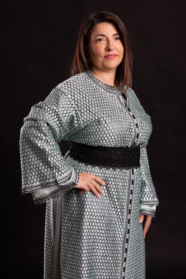 Caftan Vert et Noir