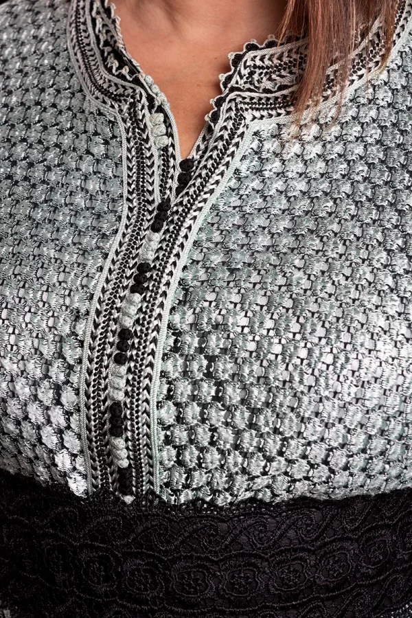 Caftan Vert et Noir