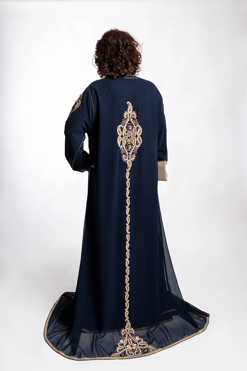 Caftan Broderies et Perles - Réf : AS27