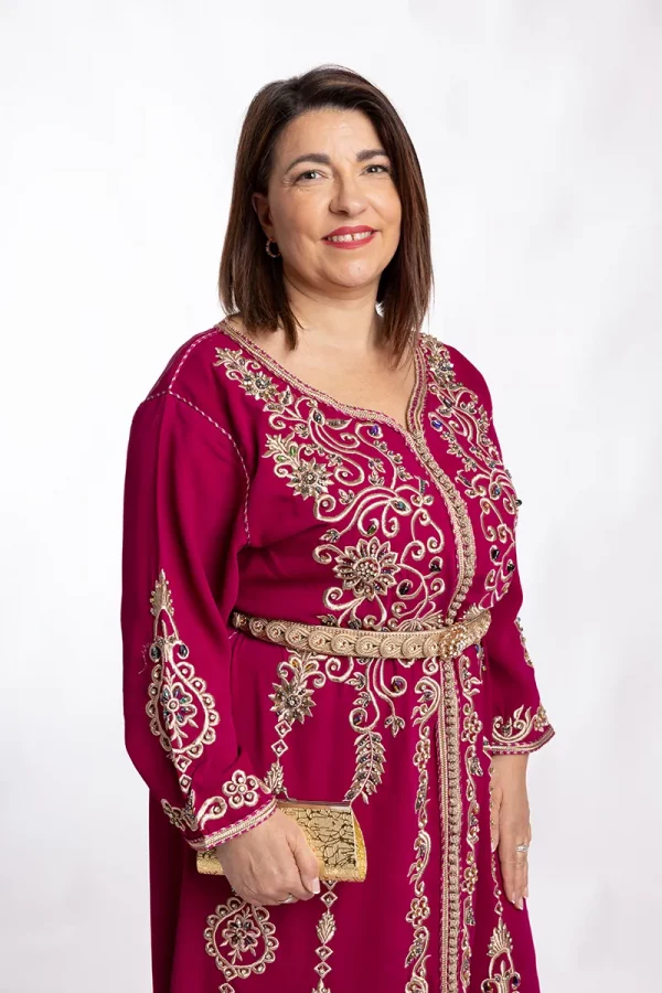 Caftan Rose Perle - Réf : AS30 – Image 2