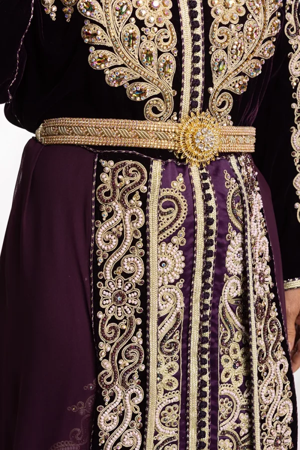 Caftan Violet - Réf : AS9