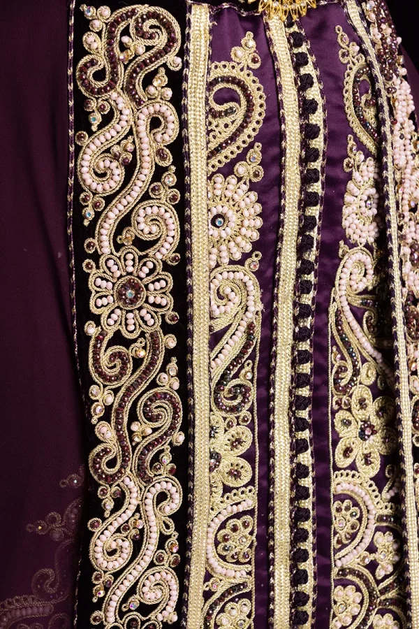 Caftan Violet - Réf : AS9