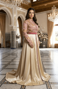 caftan en satin