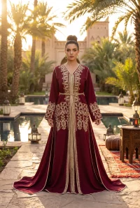 Caftan Bordeaux