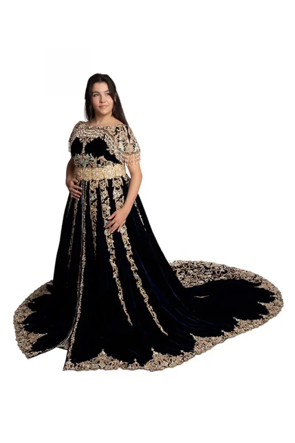 Robe de Mariée Orientale Bleu Royal