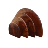 Porte-lettres en loupe de thuya