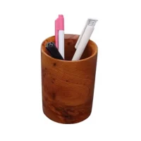 Porte Stylo en loupe de thuya