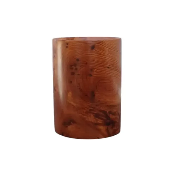 porte stylo en loupe de thuya