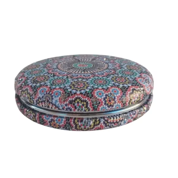 Miroir de poche Rond avec strass – Image 5