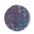 Rond Patchwork bleu et violet