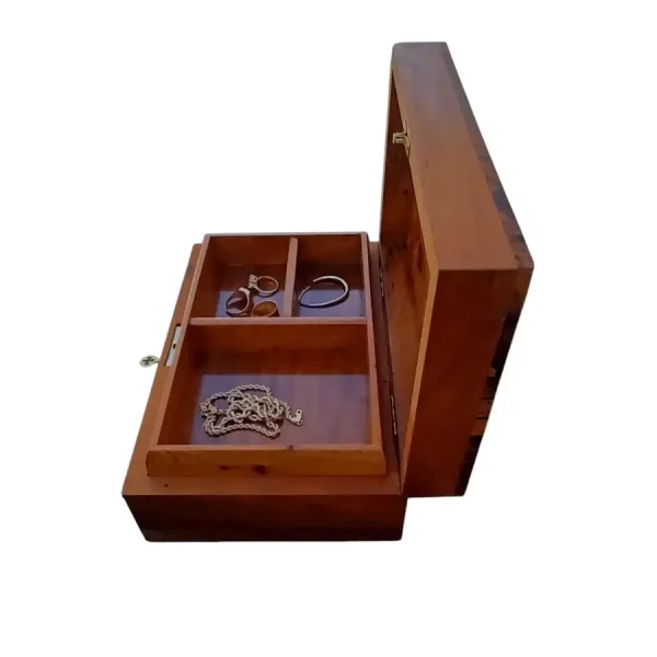 Boîte avec incrustations motifs origami – Image 2