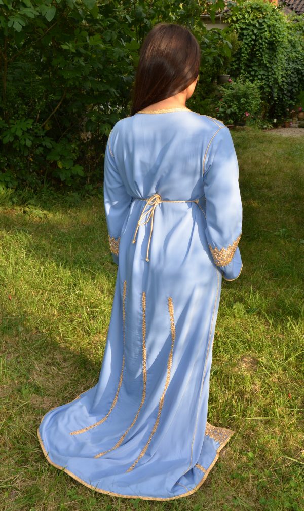 Caftan Bleu Azur - Ref AS39
