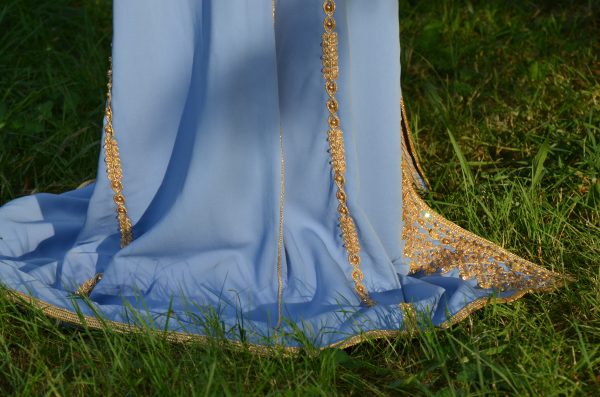 Caftan Bleu Azur - Ref AS39