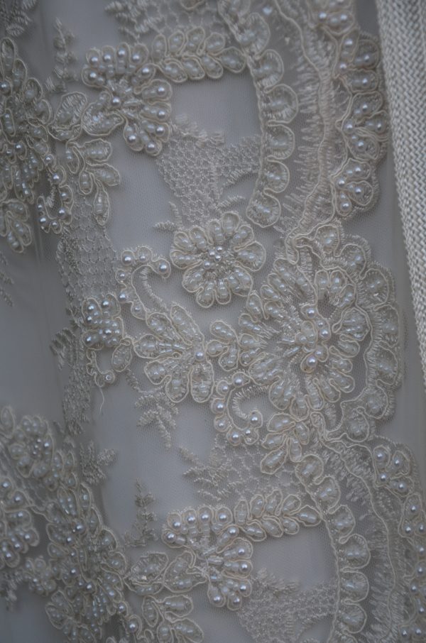 Caftan Blanc Épuré - Réf : AS43